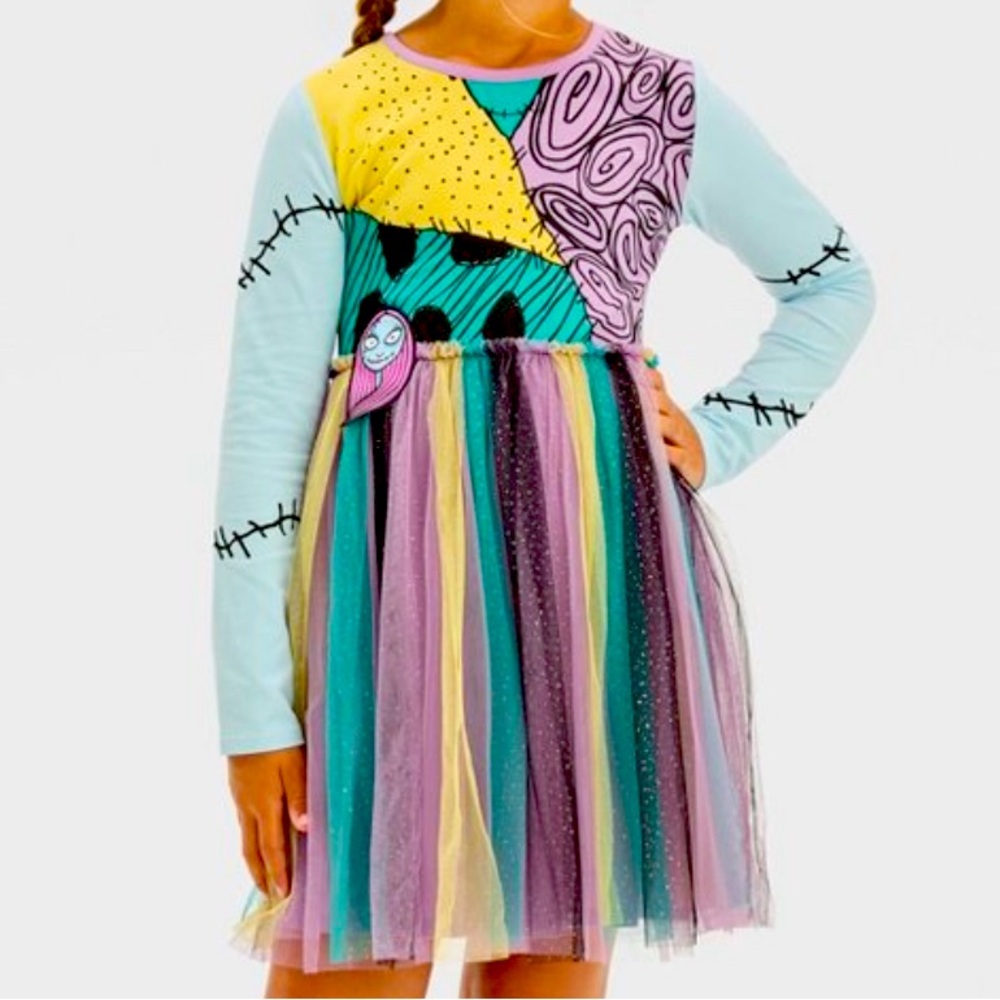 Girls' Sally Cosplay Long
Sleeve Dress - XL